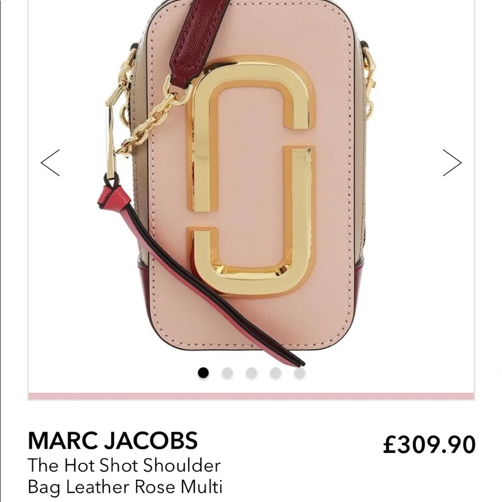 Marc Jacobs “The Hot Shot” Mini Crossbody Bag in Rose - Picture 11 of 13